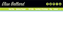 Tablet Screenshot of eliseballard.com